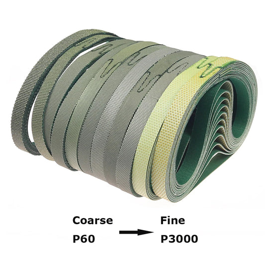 1 piece 1/2"x18" Diamond Sanding Belt 457x13mm Abrasive Band P60-P3000 for Stone Glass Finish