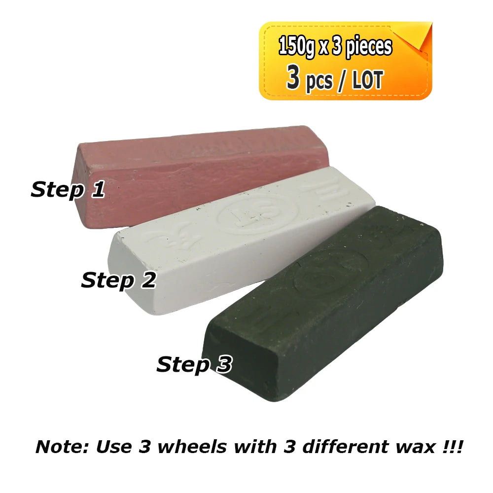 2" - 7" Abrasive Sanding Discs Black Poly Strip P36 Non-woven Polishing Pad P180 P320 P600 Wool Felt Buffing Disk Wax