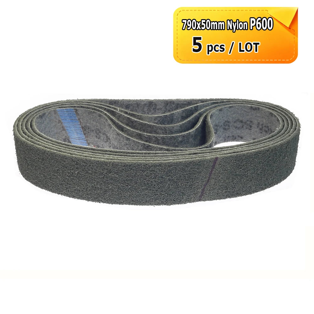 790x50mm Sanding Sleeves Belts for 250x50mm Expander Wheel Zirconia Ceramic Non-woven for Metal Wood Plastic Grinding Polishing