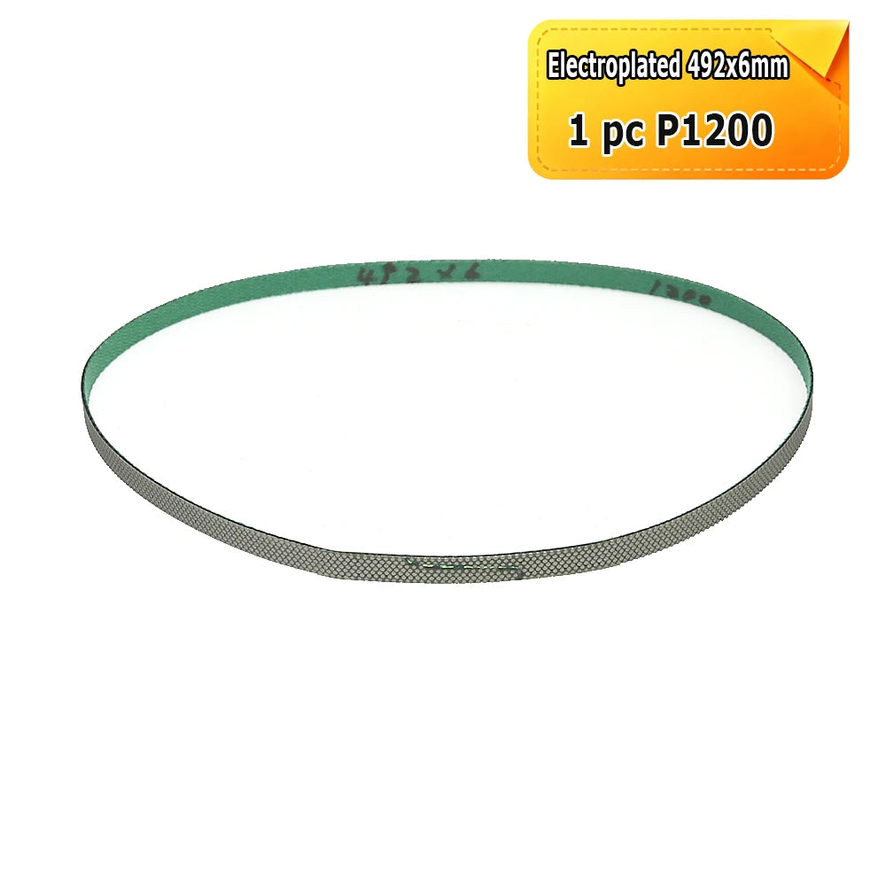 1 piece 492x6mm Diamond Abrasive Sanding Belt P200 P400 P600 P1000 P1200 P1500 P2000 P3000 for Hard Material Polishing