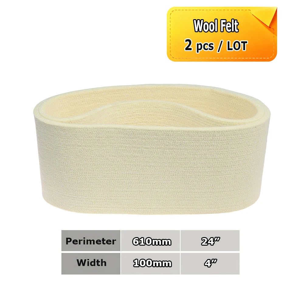 610x100mm Sanding Belts 24"x4" Abrasive Polishing Bands Non-woven Nylon Fiber, Wool Felt, 305EA A3 A5, 237AA A6 A16 A30 A65