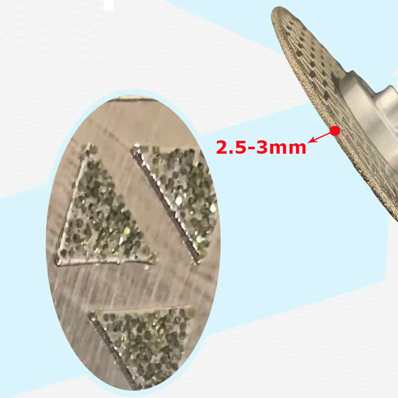 4.5"/5"*M14 Starry Sky Electroplated Diamond Cutting Disc Ultra Sharp Saw Blade for Ceramic Tile Marble Granite Concrete Brick
