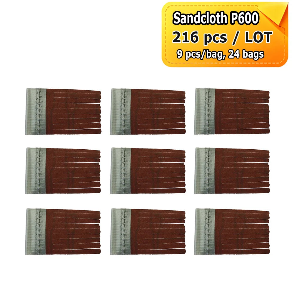 6" 150mm Woodworking Polishing Brush Wheel Drill Electric Grinder Accessories - Sanding Cloth Strips, Abrasive Wire, Sisal