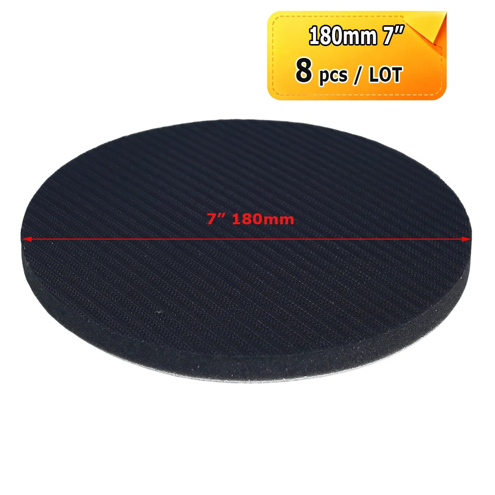 2" - 7" Sponge Cushion Buffer Back Disc for Air Sander Backing Pad