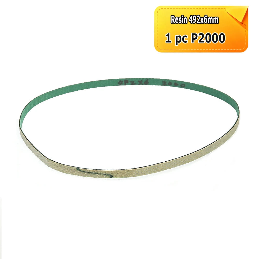 1 piece 492x6mm Diamond Abrasive Sanding Belt P200 P400 P600 P1000 P1200 P1500 P2000 P3000 for Hard Material Polishing