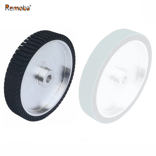 290x50/100mm Rubber Centrifugal Expansion Wheel working with 2"/4"x36" Sanding Sleeves Belts 915x50/100mm
