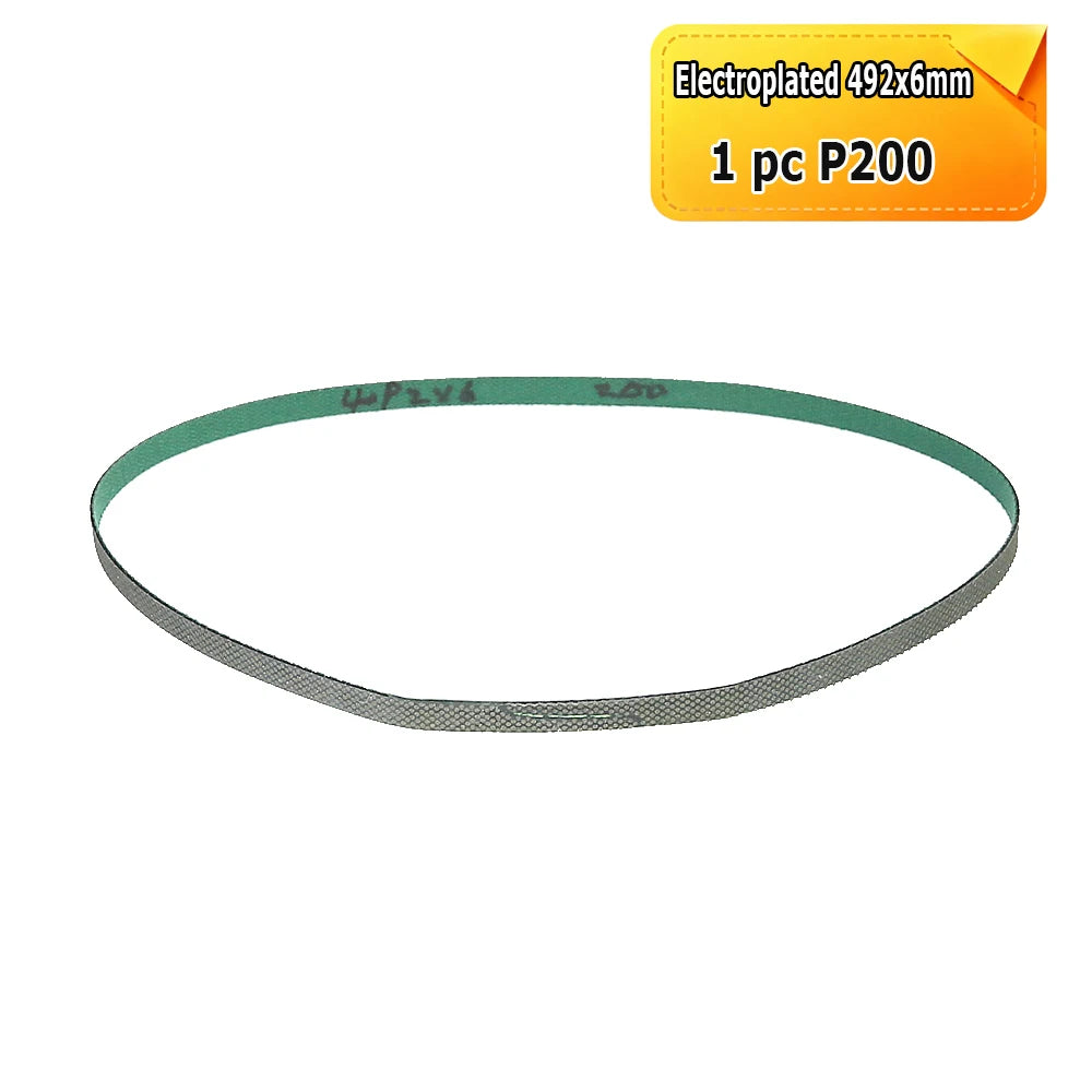 1 piece 492x6mm Diamond Abrasive Sanding Belt P200 P400 P600 P1000 P1200 P1500 P2000 P3000 for Hard Material Polishing