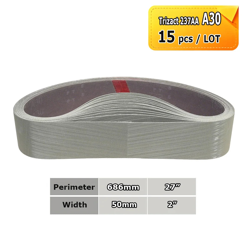 686x50mm Abrasive Polishing Belts 2"x27" Sanding Bands Trizact Non-woven Wool Felt for Precision Fine Mirror Polishing
