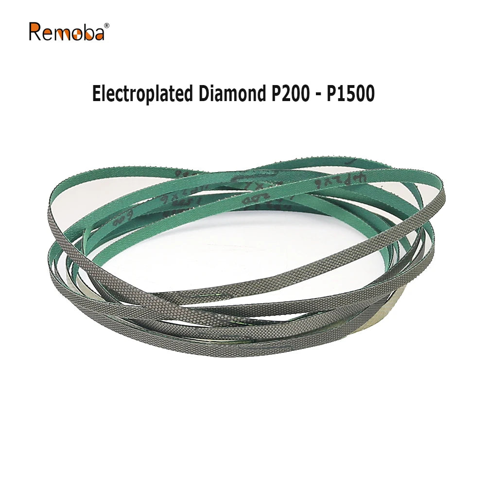1 piece 492x6mm Diamond Abrasive Sanding Belt P200 P400 P600 P1000 P1200 P1500 P2000 P3000 for Hard Material Polishing