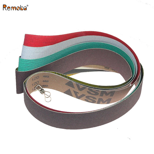 1220x50mm Abrasive Sanding Belts 2x48", Ceramic, Zirconia, Aluminum Oxide for Metal Wood Grinding Polishing