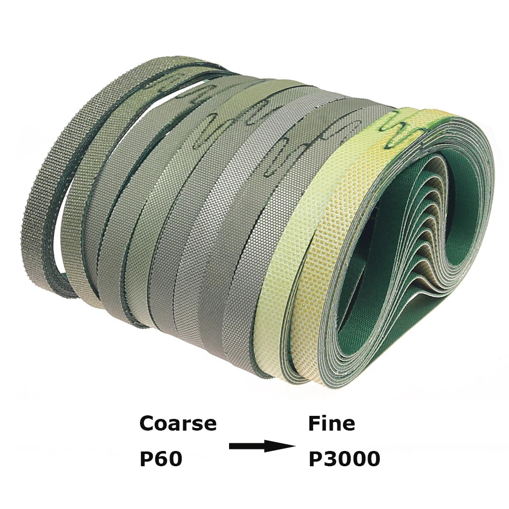1 piece 1/2"x18" Diamond Sanding Belt 457x13mm Abrasive Band P60-P3000 for Stone Glass Finish