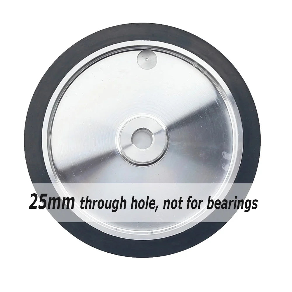 300x50mm Solid Rubber Contact Wheel 12"x2" Sanding Belt Grinder Sander Drive Idler wheel
