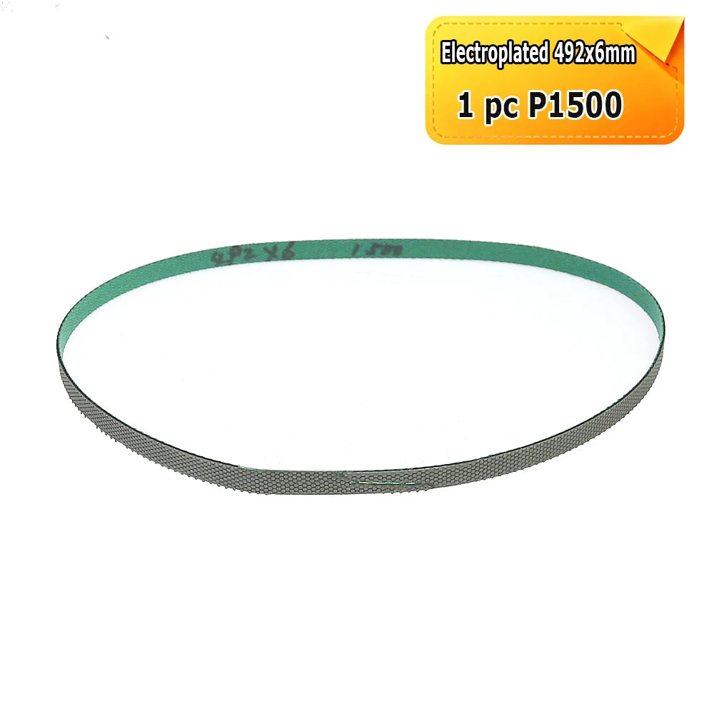 1 piece 492x6mm Diamond Abrasive Sanding Belt P200 P400 P600 P1000 P1200 P1500 P2000 P3000 for Hard Material Polishing