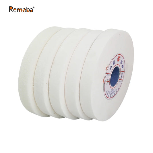 1 pc 150x20x32mm White Fused Alumina Grinding Wheel for Deburring and Finishing HSS Hardened Steel Alloy Steel High-Carbon Steel