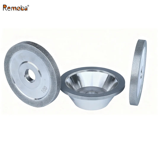 1 piece 4"/100mm Electroplated Diamond Grinding Wheel Knife Grinder Tungsten Carbide End Mills Carbide Abrasive Wheel