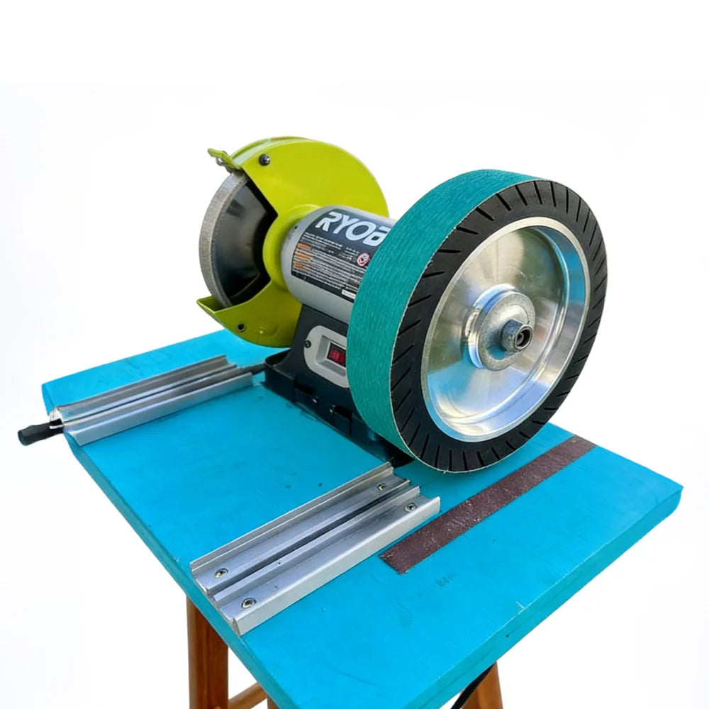 250x50mm 10” Expander Wheel Rubber Polishing Wheel working with 790x50mm Sanding Sleeves Bench Grinder Engines Motor Part