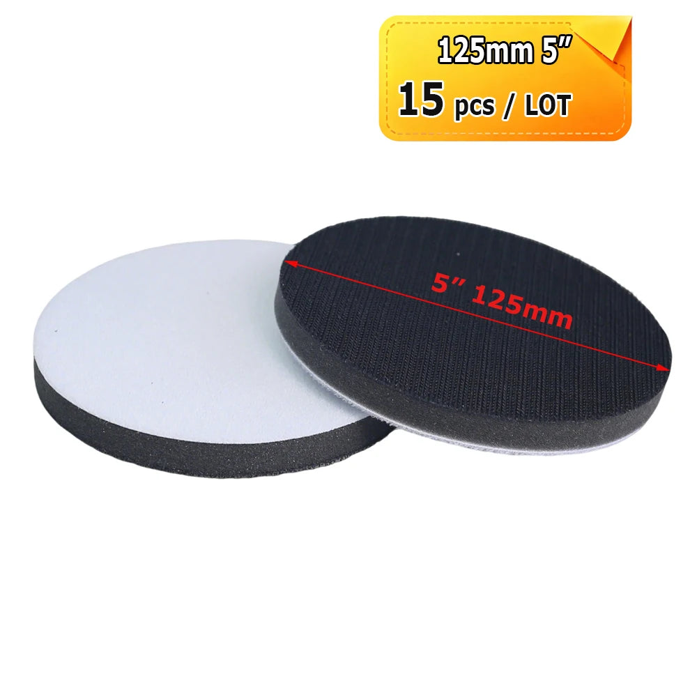 2" - 7" Sponge Cushion Buffer Back Disc for Air Sander Backing Pad