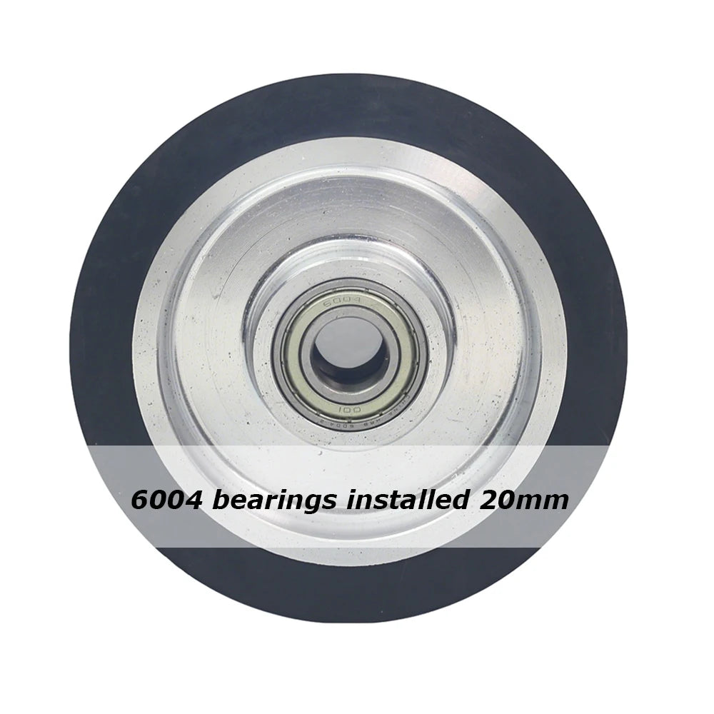 1 piece Dia.150mm*50mm Rubber Wheel Belt Grinder Contact Idler Active Wheel 6"x2" Sander Part