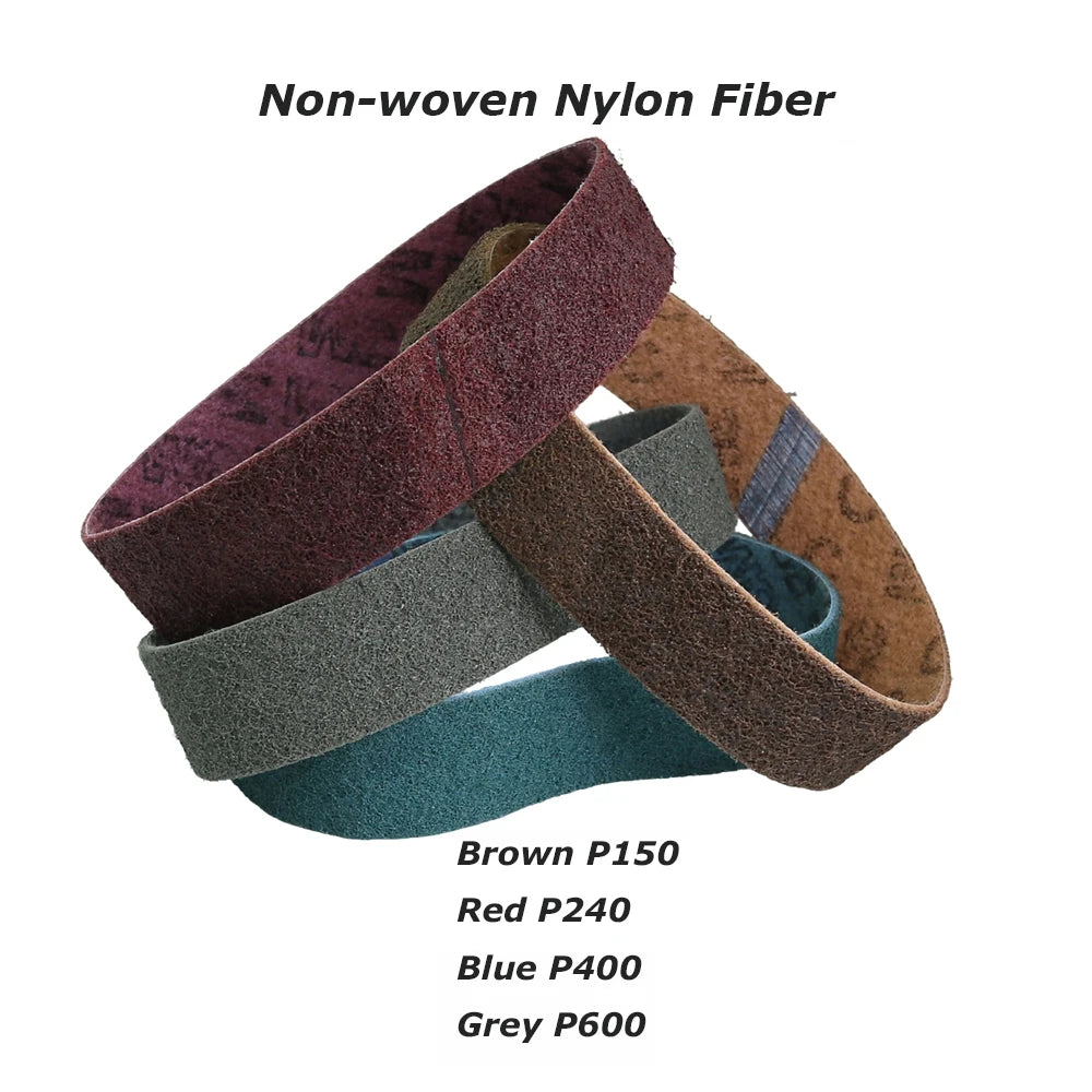 200x50mm Rubber Expansion Wheel 8x2 inch with 630x50mm Sanding Sleeves AO ZA Nylon Belts Bench Grinder Tools