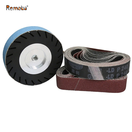 5“ 124x30mm Expansion Polishing Wheel Angle Grinder Expandable Drum with Zirconia A/O Sanding Sleeves for Metal Wood Grinding
