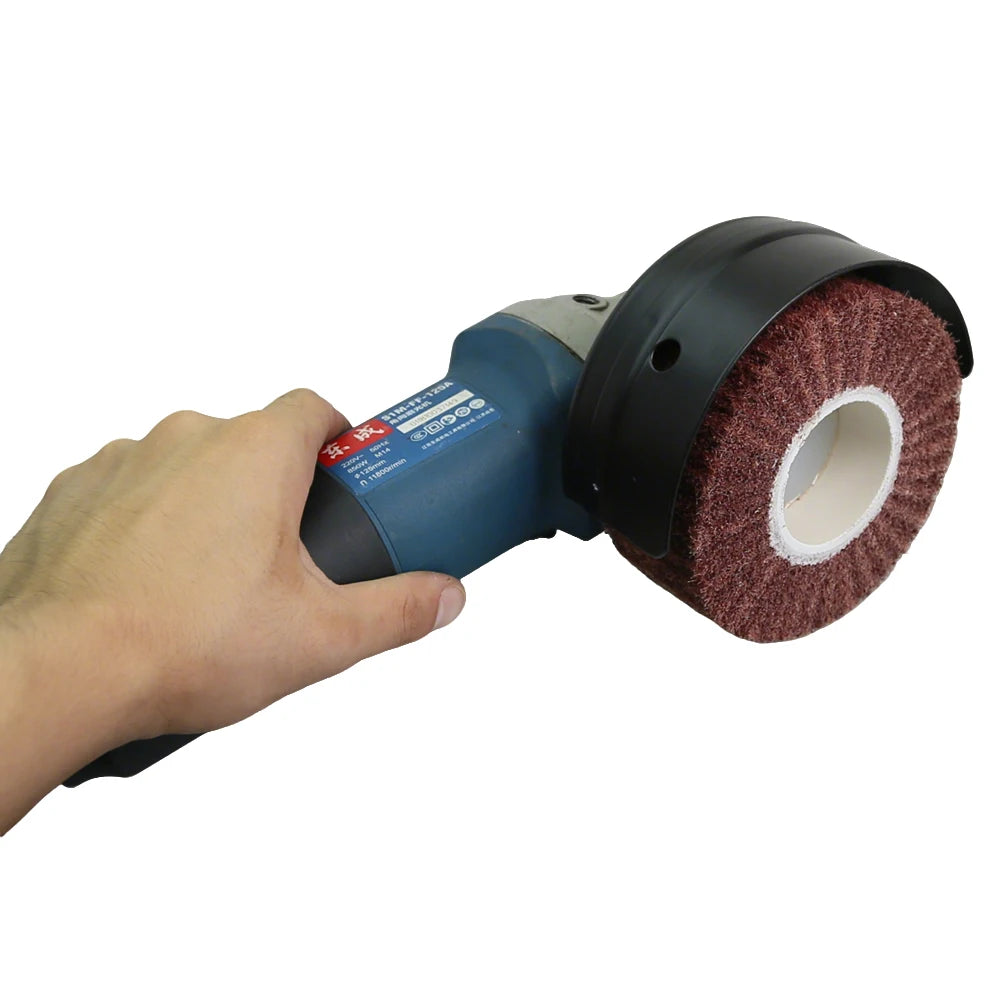 120x50mm M14 Non-woven Polishing Drum Wheel Angle Grinder Abrasive Grinding Wheel for Stainless Steel Finish