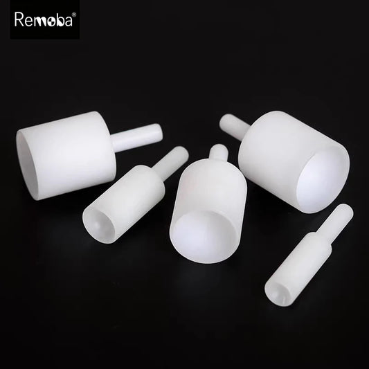28 pcs 3-30mm Nylon Bead Rounding Concave Holder 6mm shank for Polishing Jade Bodhi Seeds Walnuts