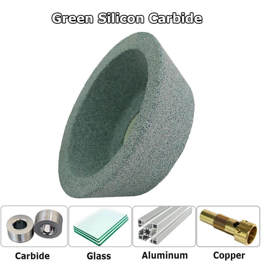 1 pc 125mm/5" WA/PA/GC Ceramic Bowl Abrasive Grinding Wheel for Steel Carbide Glass Polishing Precision Tool Sharpening