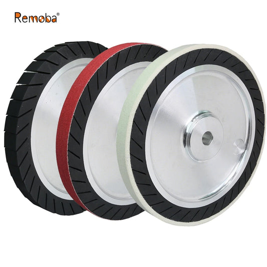 1x30 in. Abrasive Belt Expansion Wheel 242x25mm Rubber Centrifugal Wheel Bench Grinder Accessories