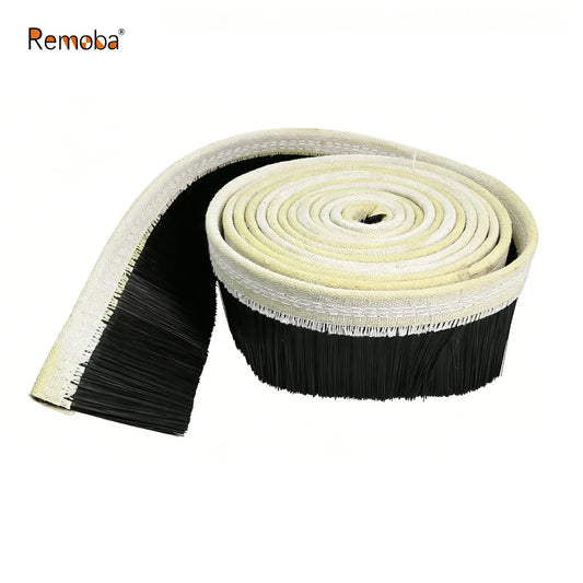 Woodworking Dust Cover Black Bristle Strip Nylon Dustproof Seal Brush for CNC Wood Router Machine