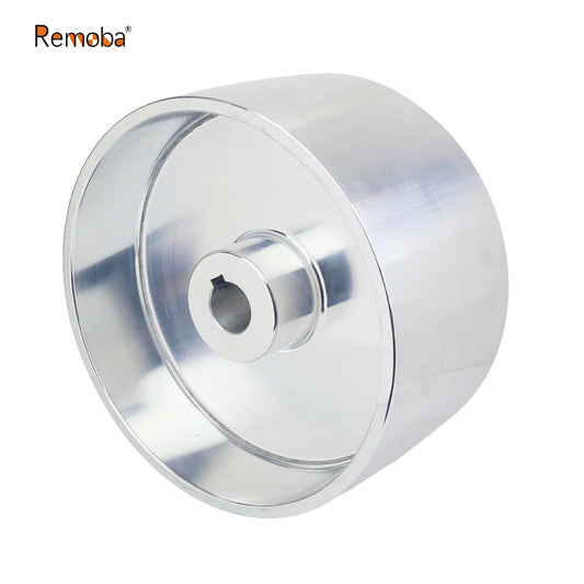Dia. 200/180 x 100mm Fully Aluminum Wheel Pulley Belt Grinder Contact Wheel Drive Tracking Idler Wheel