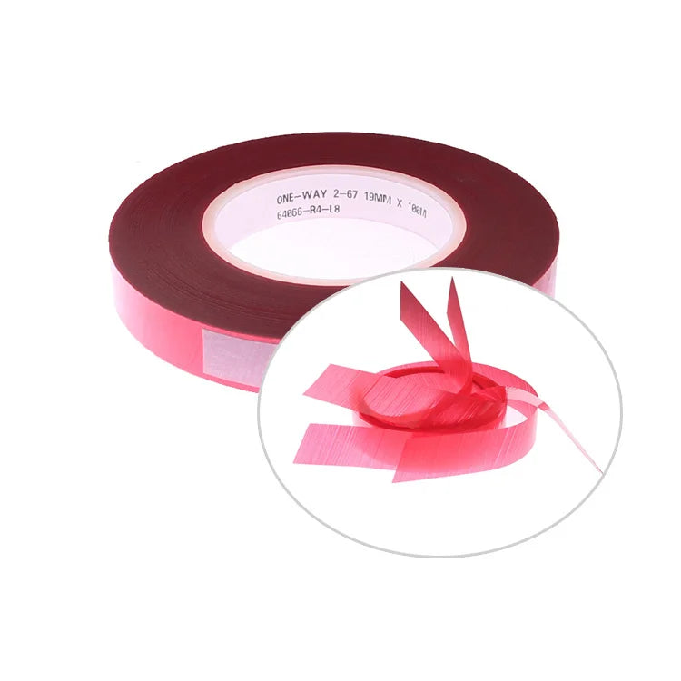 100M/Roll 19mm 67° Sanding Belt Splice Joint Tape Abrasive Band Connector Tape