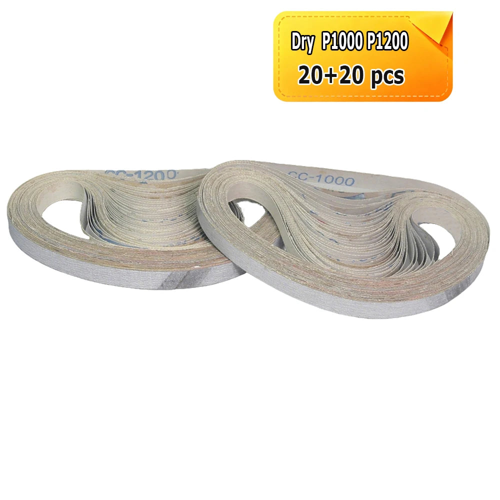 1/2 x 18" Sanding Belt 457x13mm Abrasive Grinding Belts Zirconia P40 - Aluminum Oxide P1200, A3 - A65, Non-woven Nylon Fiber