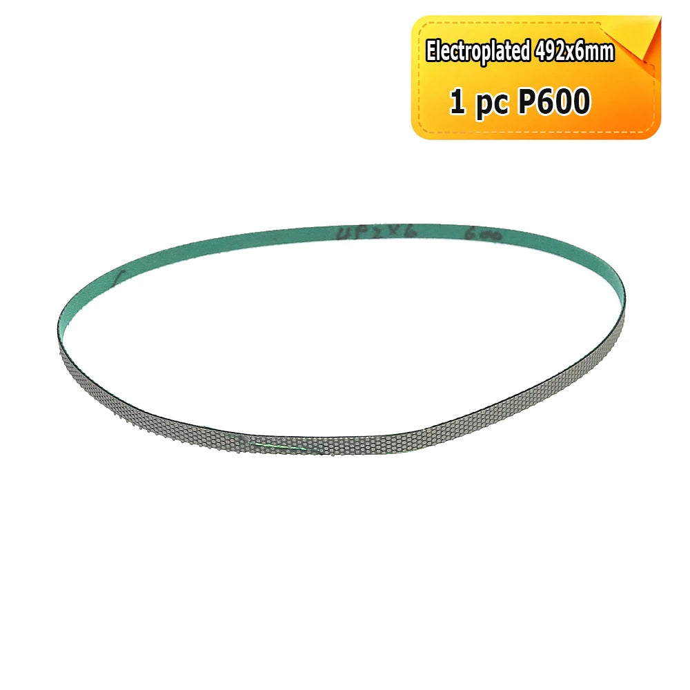 1 piece 492x6mm Diamond Abrasive Sanding Belt P200 P400 P600 P1000 P1200 P1500 P2000 P3000 for Hard Material Polishing