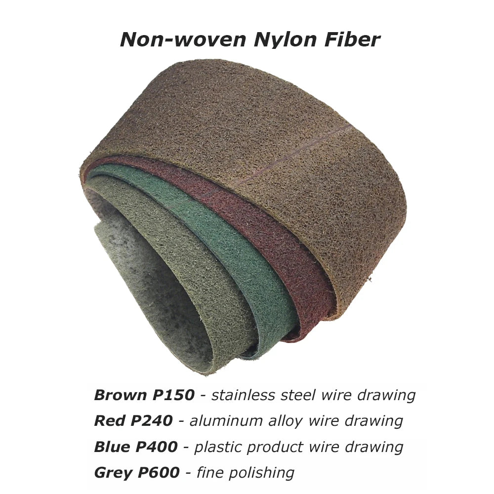 610x100mm Sanding Belts 24"x4" Abrasive Polishing Bands Non-woven Nylon Fiber, Wool Felt, 305EA A3 A5, 237AA A6 A16 A30 A65