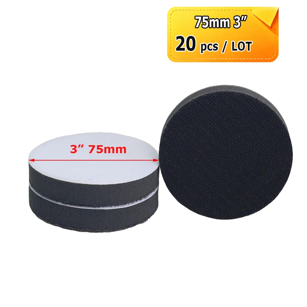 2" - 7" Sponge Cushion Buffer Back Disc for Air Sander Backing Pad