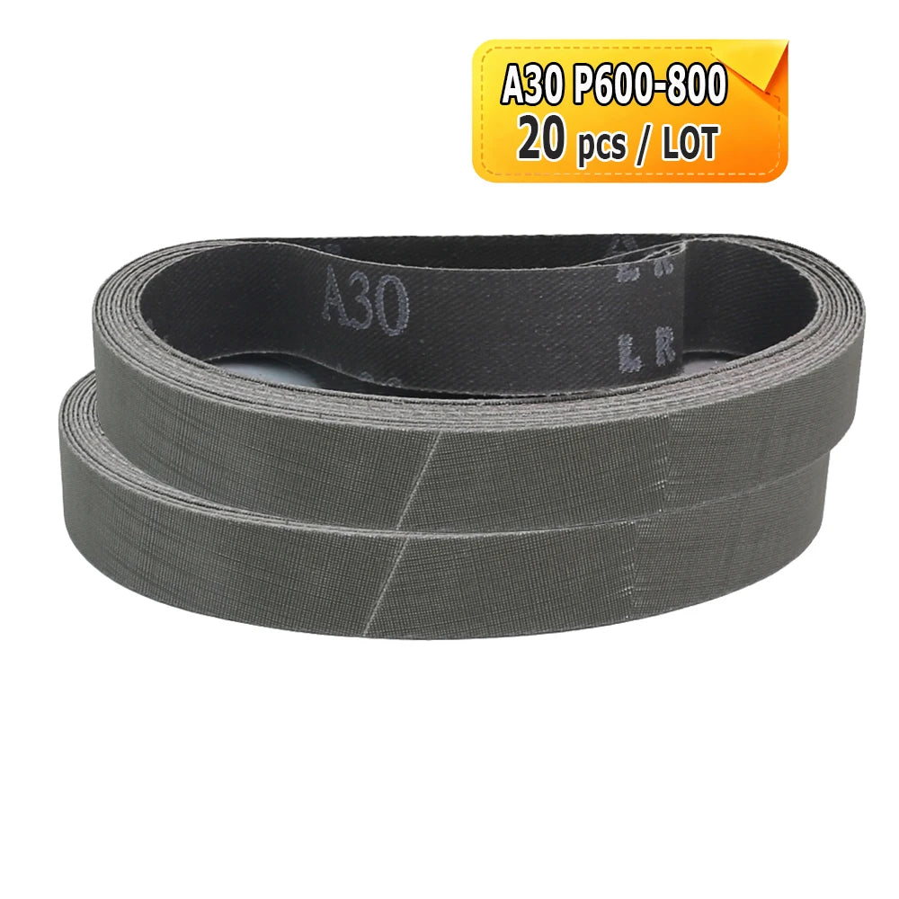 3M Trizact 237AA Sanding Belts, 3/4" x 12" (19 x 305 mm) - 20 Pack