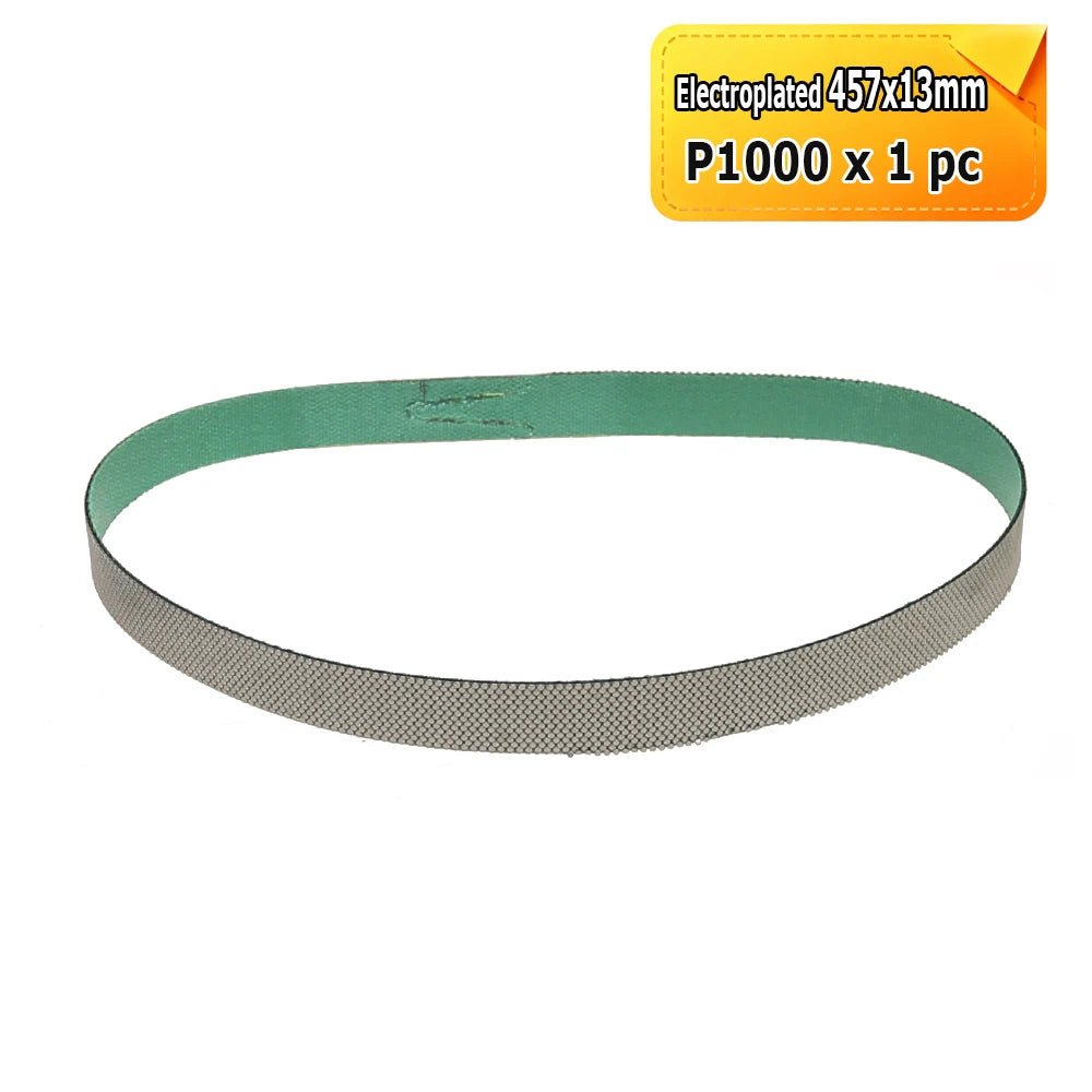 1 piece 1/2"x18" Diamond Sanding Belt 457x13mm Abrasive Band P60-P3000 for Stone Glass Finish