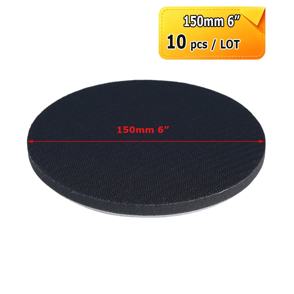 2" - 7" Sponge Cushion Buffer Back Disc for Air Sander Backing Pad