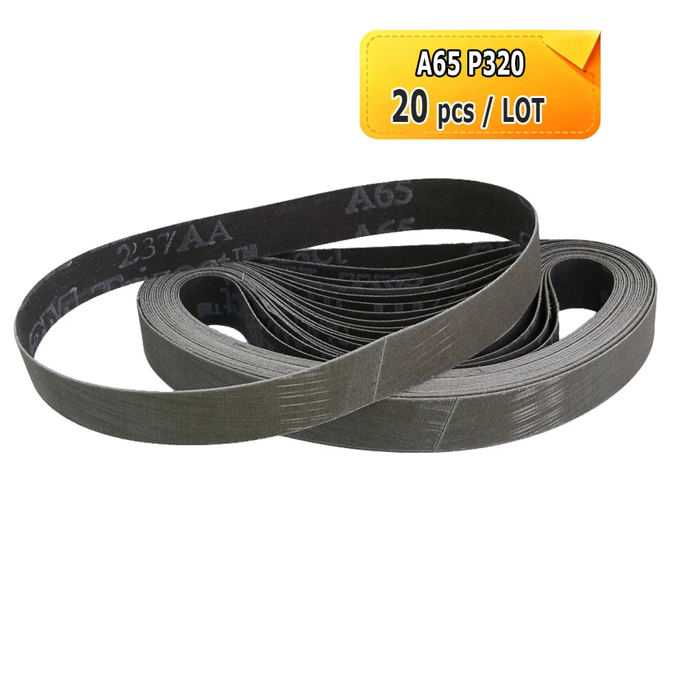 20 pcs 4/5"x18" Abrasive Sanding Band 457x20mm Trizact A5 A16 A30 A65 A160 Belt Sander EBC457 TFL-A457 Accessories