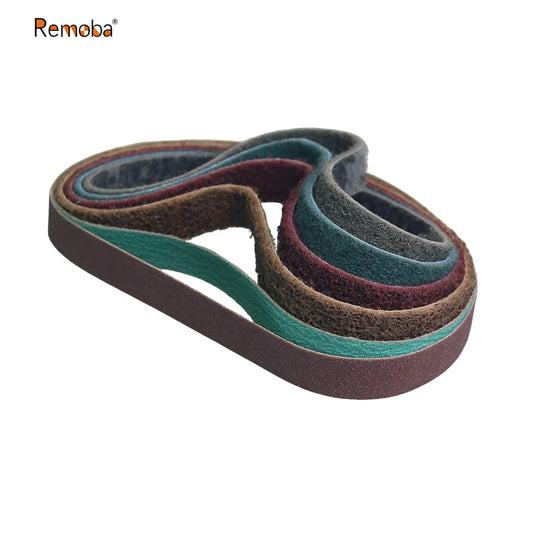 520x20mm Abrasive Sanding Belt for Air Pneumatic Belt Sander Grinder Zirconia A/O Nylon Fiber for Metal Wood Polishing Grinding