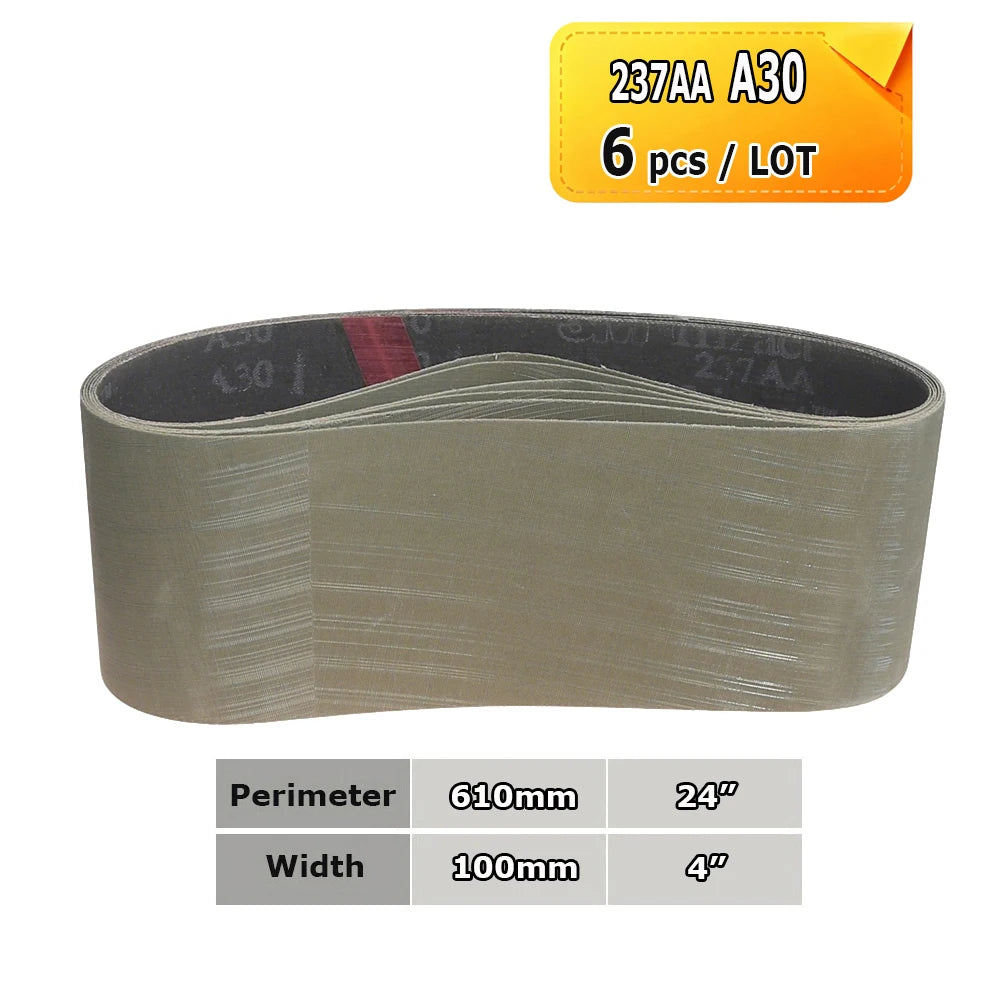 610x100mm Sanding Belts 24"x4" Abrasive Polishing Bands Non-woven Nylon Fiber, Wool Felt, 305EA A3 A5, 237AA A6 A16 A30 A65
