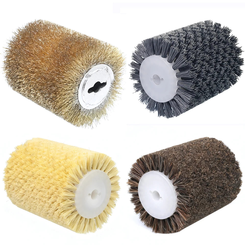100x120x13mm Polishing Wheel Brushes 9741 Polisher Tools Abrasive Wire, Steel Wire, Sisal, Horsehair for Wood Metal Finish