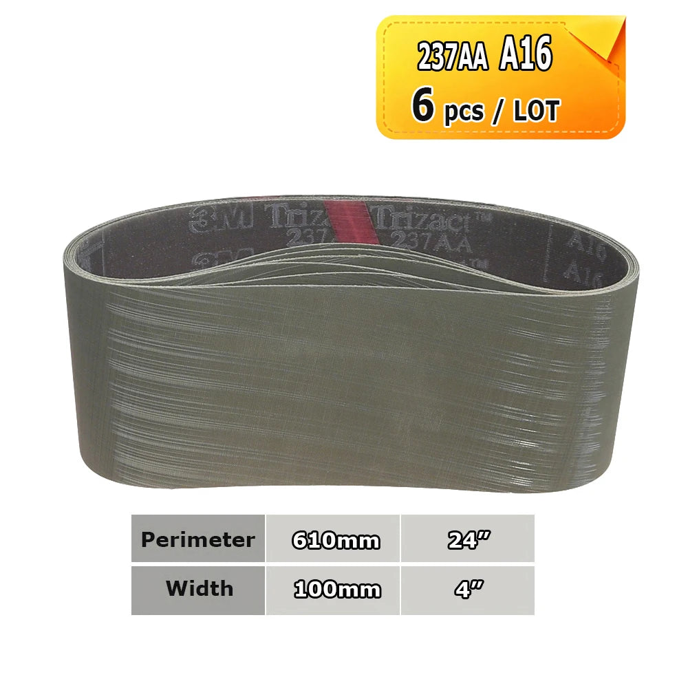 610x100mm Sanding Belts 24"x4" Abrasive Polishing Bands Non-woven Nylon Fiber, Wool Felt, 305EA A3 A5, 237AA A6 A16 A30 A65