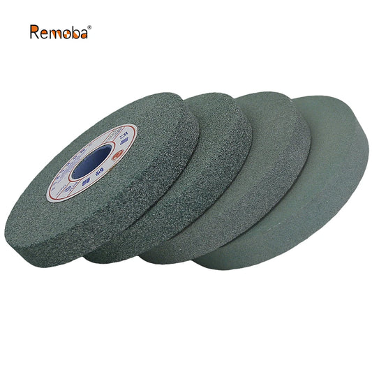 1 pc 150x20x32-12.7mm Green SiC Grinding Wheel Ceramic Abrasive Stone for Carbide Glass Brass Aluminum Polishing Finishing