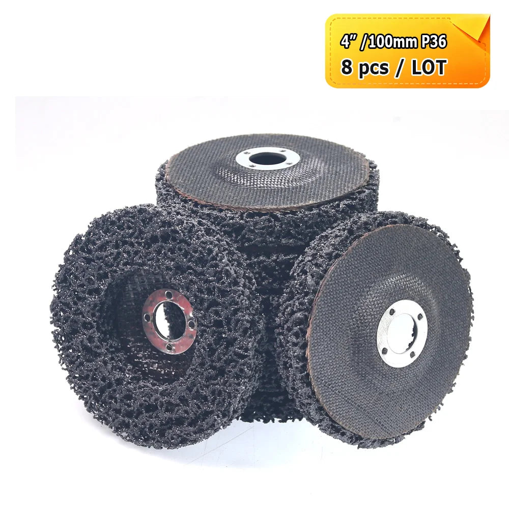 4“/100mm Abrasive Flap Discs Angle Grinder Grinding Wheels for Metal Stone Glass Deburring Polishing