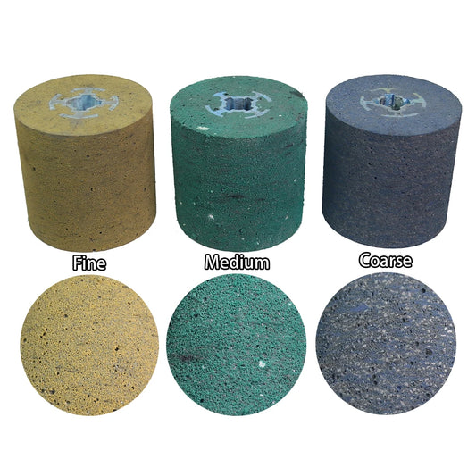 100x100x19mm Rubber Diamond Snowflake Polishing Texture Grinding Wheel Drum for Stainless Steel Metal Sunflower Stain Finish