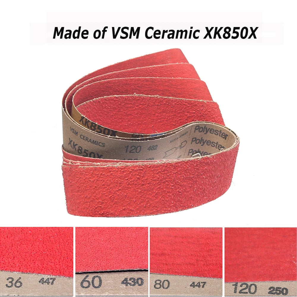 915x50mm Sanding Belts 2x36" Belt Grinder Abrasive Bands 291x50mm Wheel Sleeves for Knife Hard Metal Grinding Wood Polishing