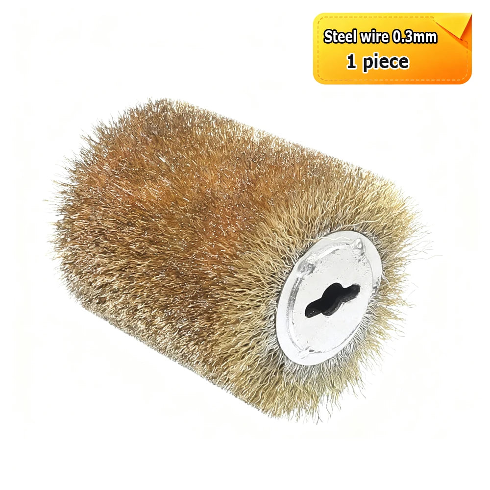100x120x13mm Polishing Wheel Brushes 9741 Polisher Tools Abrasive Wire, Steel Wire, Sisal, Horsehair for Wood Metal Finish