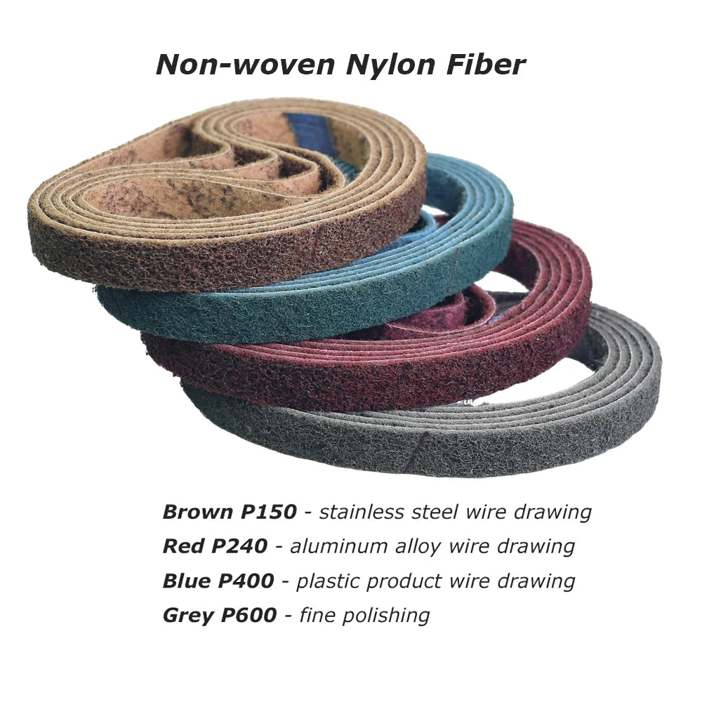 520x20mm Abrasive Sanding Belt for Air Pneumatic Belt Sander Grinder Zirconia A/O Nylon Fiber for Metal Wood Polishing Grinding