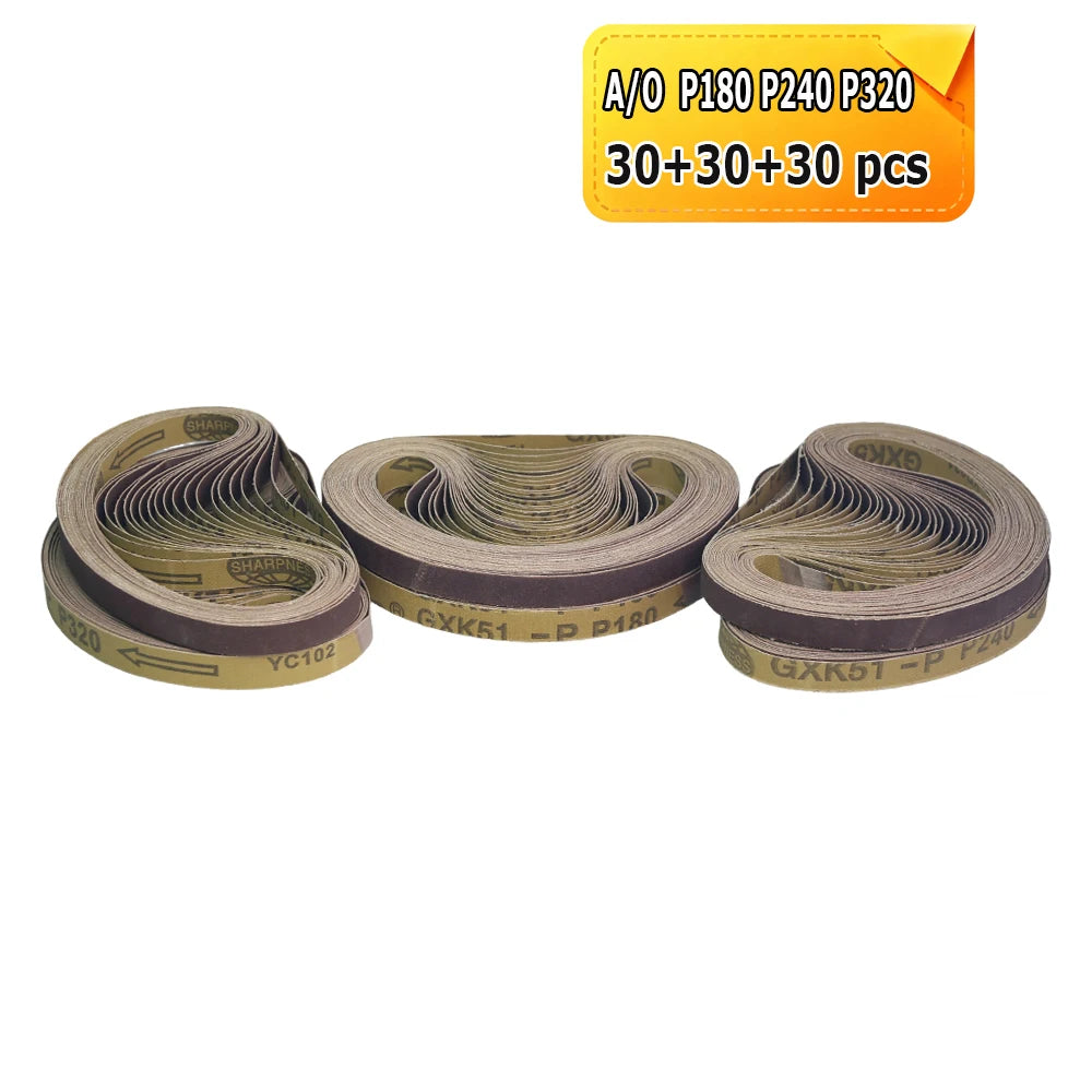 1/2 x 18" Sanding Belt 457x13mm Abrasive Grinding Belts Zirconia P40 - Aluminum Oxide P1200, A3 - A65, Non-woven Nylon Fiber